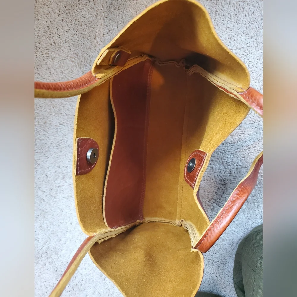 Portland Leather Goods Verona Shoulder Bag In Sienna - Picture 5 of 5